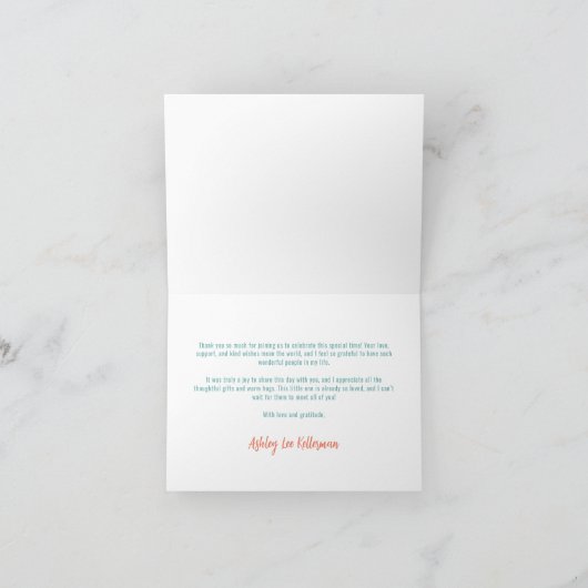 Sonnenscheinheiligkeit farbenfrohe Sonne Vielen Da Dankeskarte (Innenseite)