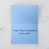 Sonnenscheinkarte Karte (Innenseite)