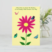 Sonnenscheinkarte senden feiertagskarte (Stehend Vorderseite)