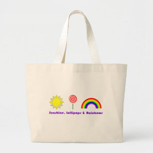 Sonnenscheinlutscher-und -regenbogen Tasche