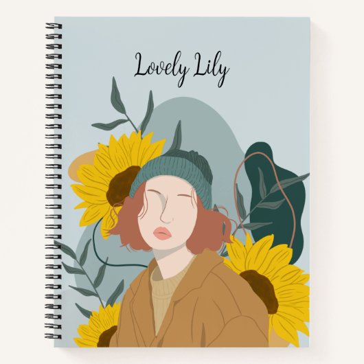 Sonnenscheinmädchen Notizblock (Vorderseite)