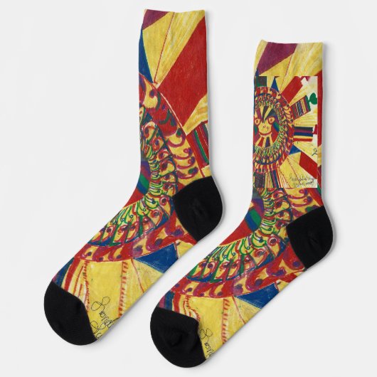 Sonnenscheinsocken Socken (Linkes Detail)