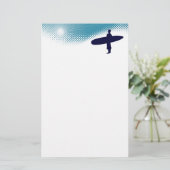 Sonnenscheinsurfen Briefpapier (Stehend Vorderseite)