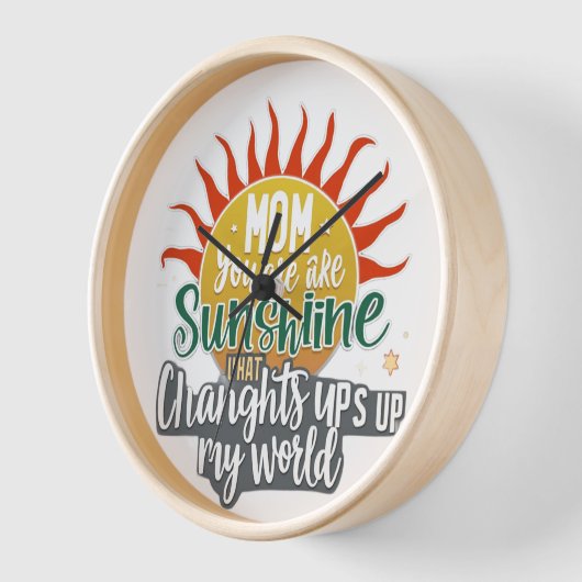 Sonnenscheinuhr der Mama Uhr (Winkel)