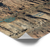 Sonnenscheinwand-Aussichtsplattform für Kletterfüh Poster (Ecke)