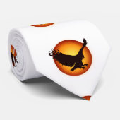 Sonnenscheinwerfer-Silhouette - Hintergrundfarbe a Krawatte (Gerollt)