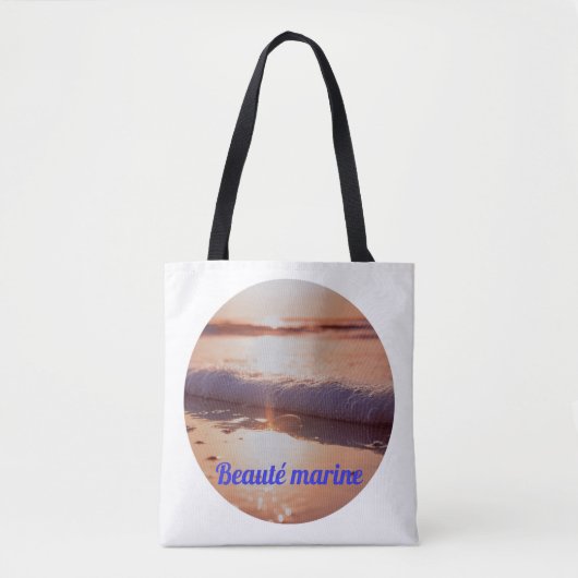 Sonnenschicht Meeres Schönheit Tasche (Vorderseite)