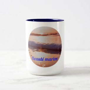 Sonnenschicht Meeres Schönheit Zweifarbige Tasse