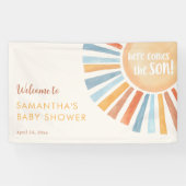 Sonnenschiff Boho Junge Dusche kommt hier der Sohn Banner (Horizontal)