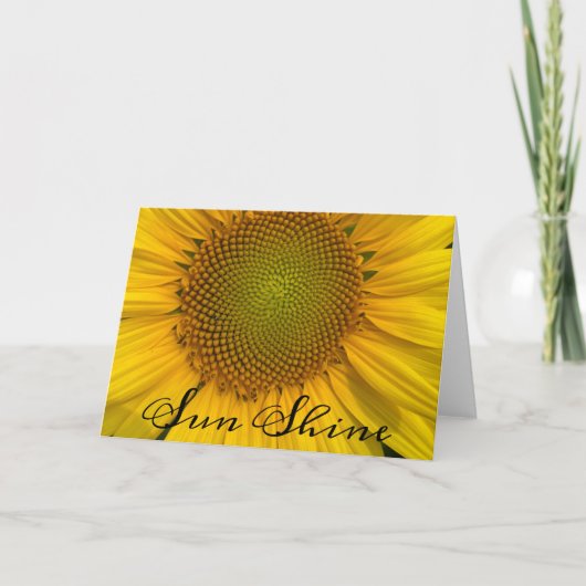 SONNENSCHIRM FOTO GREETKARTE KARTE (Vorderseite)