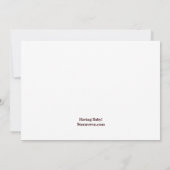 Sonnenschirm Gelb & Rosa Kinderdusche Einladungen (Rückseite)