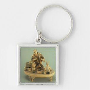 Sonnenschirm-Hersteller, Okinomo, die Edo-Zeit Schlüsselanhänger