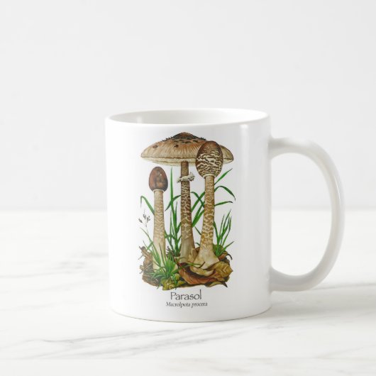 Sonnenschirm-Pilz-Kaffee-Tasse Kaffeetasse (Rechts)