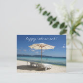 Sonnenschirm Postkarte (Stehend Vorderseite)