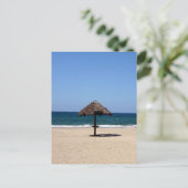 Sonnenschirm Postkarte (Stehend Vorderseite)