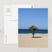 Sonnenschirm Postkarte (Vorne/Hinten)