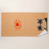 Sonnenschirm Strandtuch (Vorderseite)