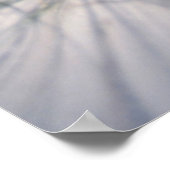 Sonnenschirm und Liegestühle am Strand Poster (Ecke)