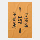 SONNENSCHIRM UND WHISKEY GESCHIRRTUCH (Vertikal)