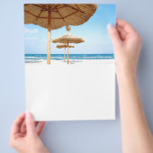 Sonnenschirme am Strand STRAND GRASS UMBRELLAS OCE Flyer (Hand)