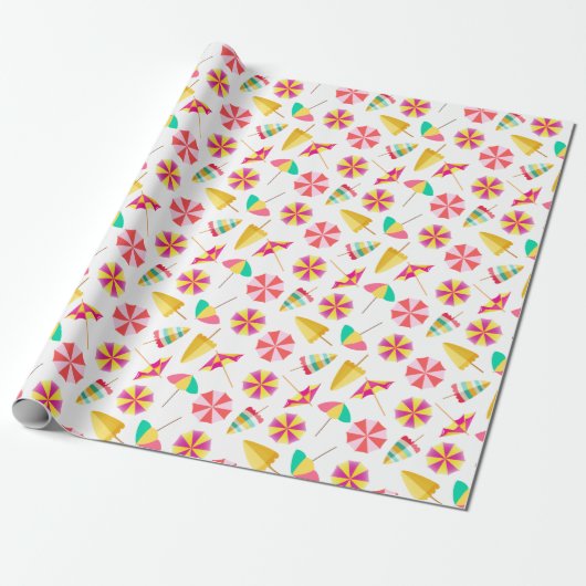 Sonnenschirme Geschenkpapier (Ungerollt)