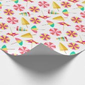 Sonnenschirme Geschenkpapier (Ecke)