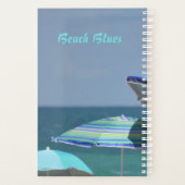 Sonnenschirme in Blautönen Planer (Rückseite)