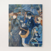 Sonnenschirme, Pierre Auguste Renoir Art Puzzle (Vertikal)