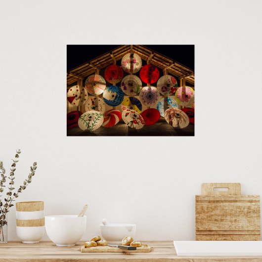 Sonnenschirme Poster (Küche)