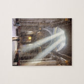 Sonnenschirme schütteln durch die Fenster Puzzle (Horizontal)