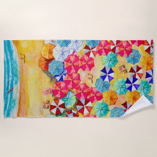 Sonnenschirme Strandtuch (Vorderseite)