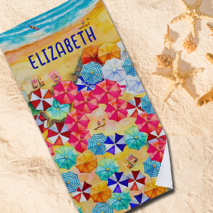 Sonnenschirme Strandtuch