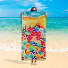 Sonnenschirme Strandtuch