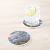 Sonnenschirme über der Gravel Zumani Prairie Road Untersetzer (Seite)