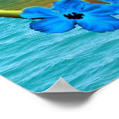 Sonnenschirme und Surfbretter Poster (Ecke)