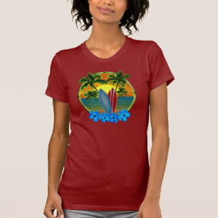 Sonnenschirme und Surfbretter T-Shirt
