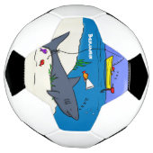 Sonnenschlafhai und Fischerei Cartoon Fußball (Gedreht)