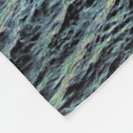 SONNENSCHLAG AUF DEM OCEAN-23. PSALM-FOTO FLEECEDECKE (Ecke)