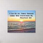 SONNENSCHLAG AUF DEN OZEANISCHEN PHILIPPIANEN 4:13 LEINWANDDRUCK (Vorderseite)