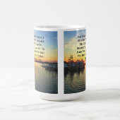 SONNENSCHLAG ÜBER DEM SEE JEREMIAH 29:11 SKRIPTURE KAFFEETASSE (Mittel)