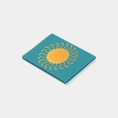 Sonnenschmuckdesign Post-it Klebezettel (angewinkelt)