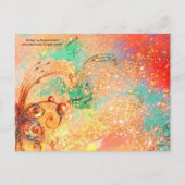 SONNENSCHNEE MIT RABBIT-SCHMERZEN OSTEREIER FEIERTAGSPOSTKARTE (Rückseite)