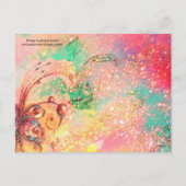 SONNENSCHNEE MIT RABBIT-SCHMERZEN OSTEREIER FEIERTAGSPOSTKARTE (Rückseite)