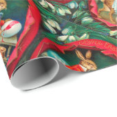 SONNENSCHNEE MIT RABBIT-SCHMERZEN OSTEREIER GESCHENKPAPIER (Rolleneckpunkt)