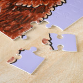 Sonnenschokolade Labradoodle Off-Leash Art™ Puzzle (Seite)