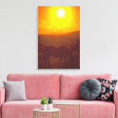 SONNENSCHÖNHEIT 16x24 Leinwanddruck (Insitu (Wohnzimmer))