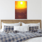 SONNENSCHÖNHEIT 16x24 Leinwanddruck (Insitu (Schlafzimmer))