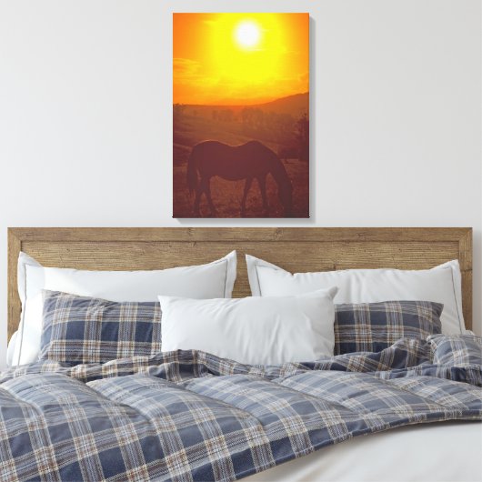 SONNENSCHÖNHEIT 16x24 Leinwanddruck (Insitu (Schlafzimmer))