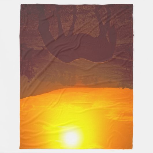 SONNENSCHÖNHEIT FLEECEDECKE (Vorderseite)