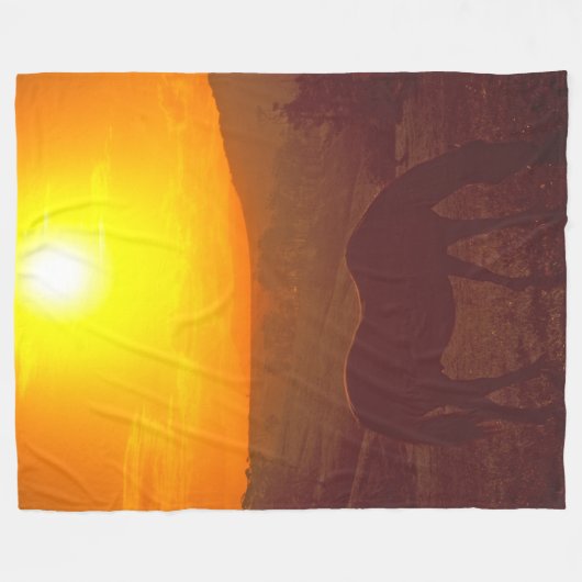 SONNENSCHÖNHEIT FLEECEDECKE (Vorderseite (Horizontal))